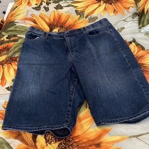 Dark Blue Denim Shorts by Gloria Vanderbilt